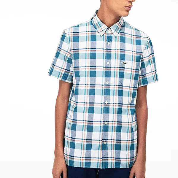 Áo Sơ Mi Lacoste Slim Fit Shirt CH5149 51 5V0 Phối Màu Size M