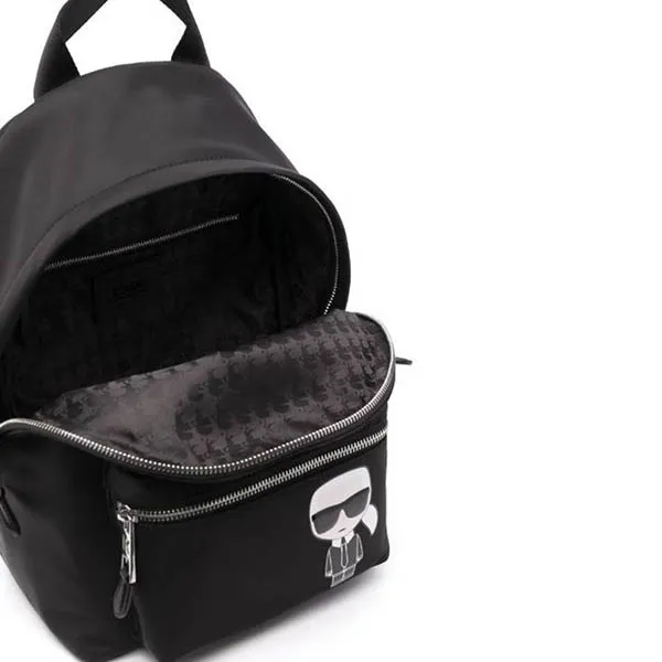 Balo Karl Lagerfeld Woman K/ikoni Zipped Backpack Màu Đen