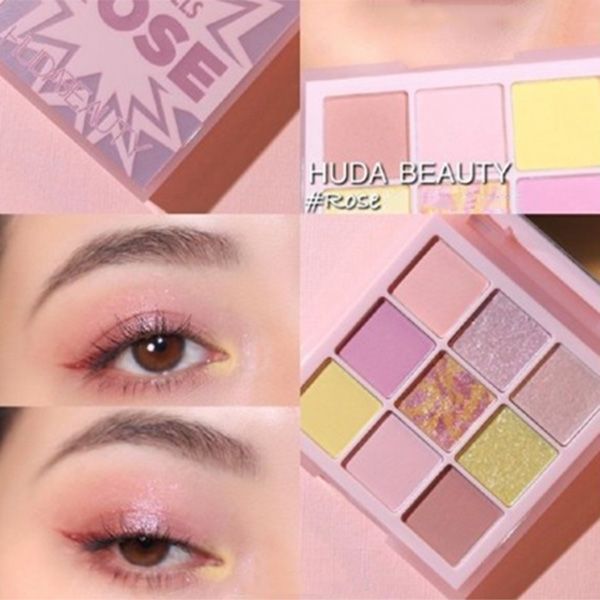Bảng Phấn Mắt Huda Beauty Pastel Obsessions Eyeshadow Palette - Rose - 5