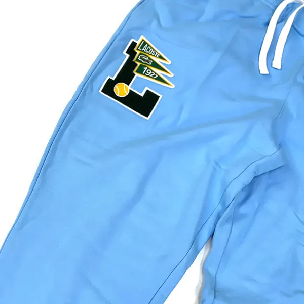 Bộ Quần Áo Nỉ Lacoste Flag Sweat Suit Baby Blue Màu Xanh Size M - 4