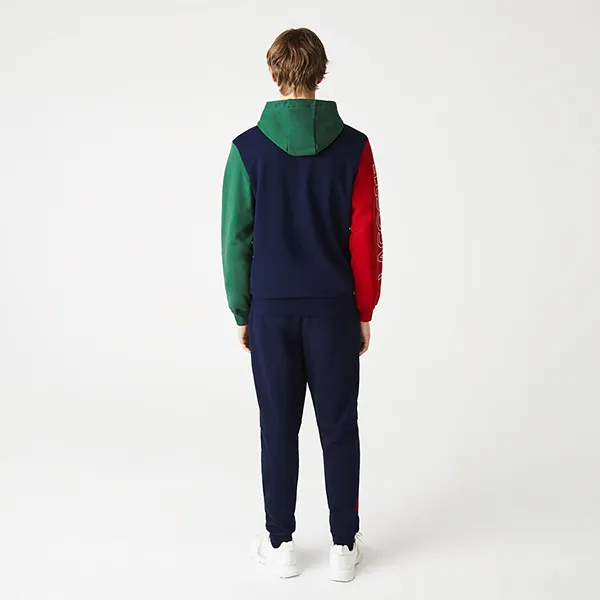 Bộ Quần Áo Nỉ Lacoste Sweatshirt Men's Regular Fit Hooded Color Block Navy Phối Màu Size M - Thời trang - Vua Hàng Hiệu