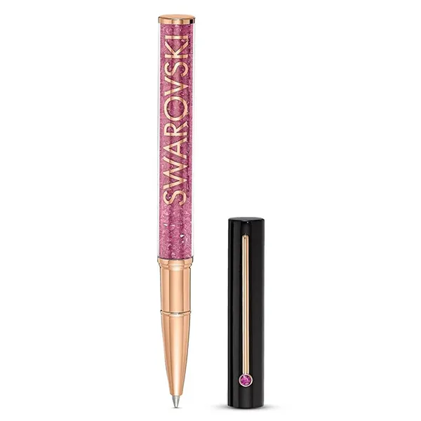 Bút Ký Swarovski Crystalline Gloss Ballpoint Pen Black and Pink, Rose-gold Tone Plated 5568755 Màu Hồng Đen - Bút viết - Vua Hàng Hiệu