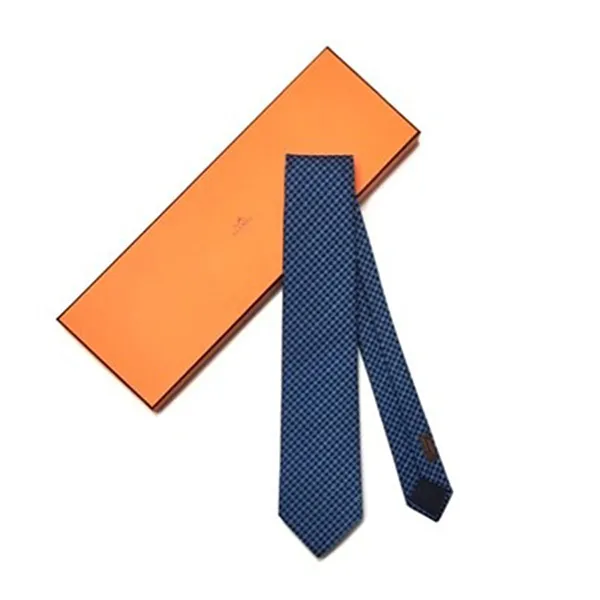 Cà Vạt Hermès Cravate Marine Màu Xanh Navy - Thời trang - Vua Hàng Hiệu