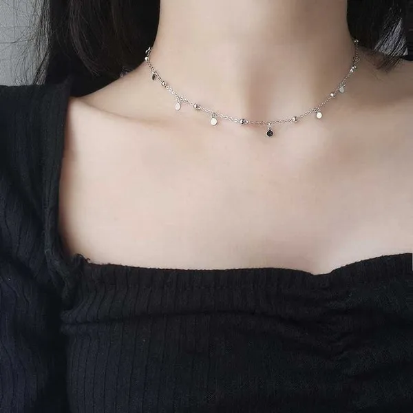 Dây Chuyền Lili Jewelry Choker Bạc Nữ Magic LILI_366642 Màu Bạc