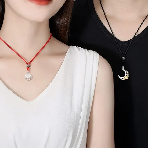 Dây Chuyền Đôi Lili Jewelry Bạc Tình Yêu Tình Bạn Thân BFF Đính Đá CZ Forever Love LILI_528145 Màu Bạc