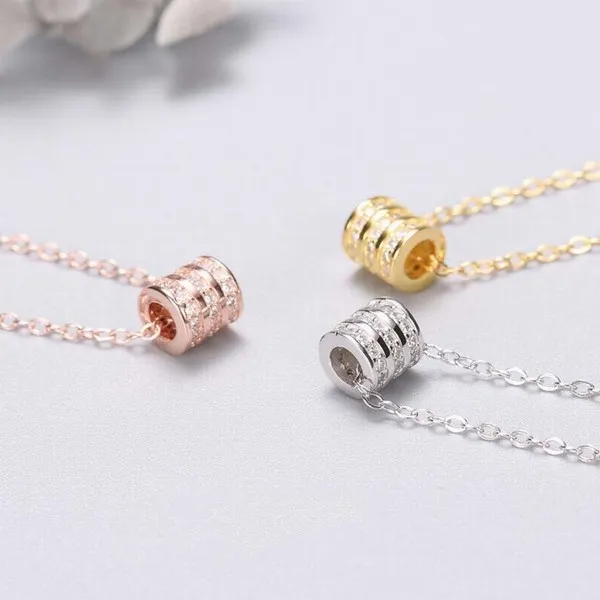 Dây Chuyền Lili Jewelry Bạc Nữ Mạ Vàng Đính Đá Cz Love Ya Lili_974648 Màu Trắng - Trang sức - Vua Hàng Hiệu