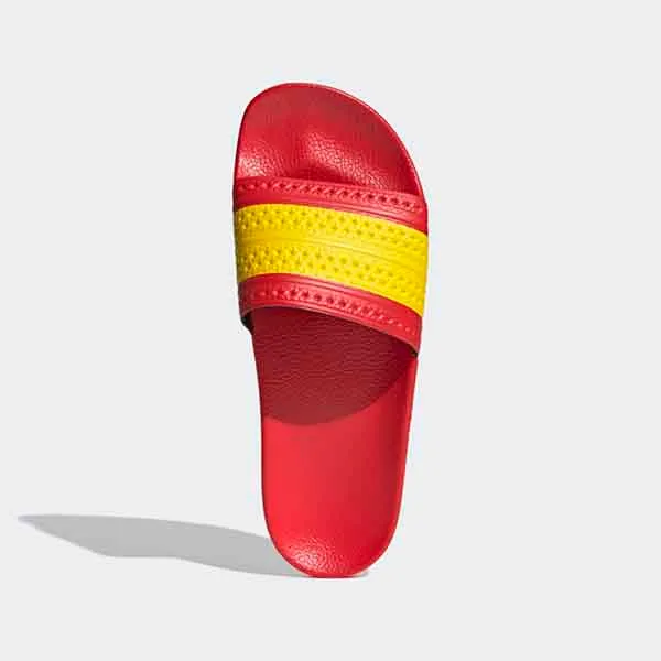 Dép Quai Ngang Adidas Adilette G55382 Màu Đỏ Vàng Size 40.5
