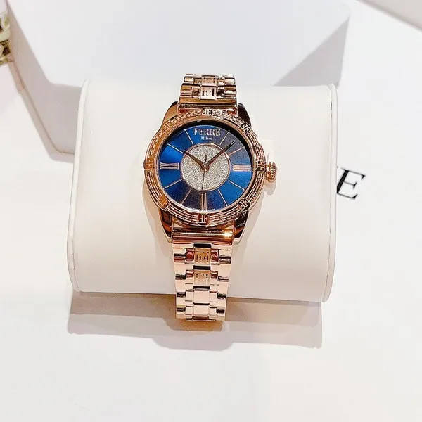 Đồng Hồ Nữ Ferre Milano FM1L170M0071 Gold Rose Stainless Steel Ladies Watch Màu Vàng Hồng - Đồng hồ - Vua Hàng Hiệu