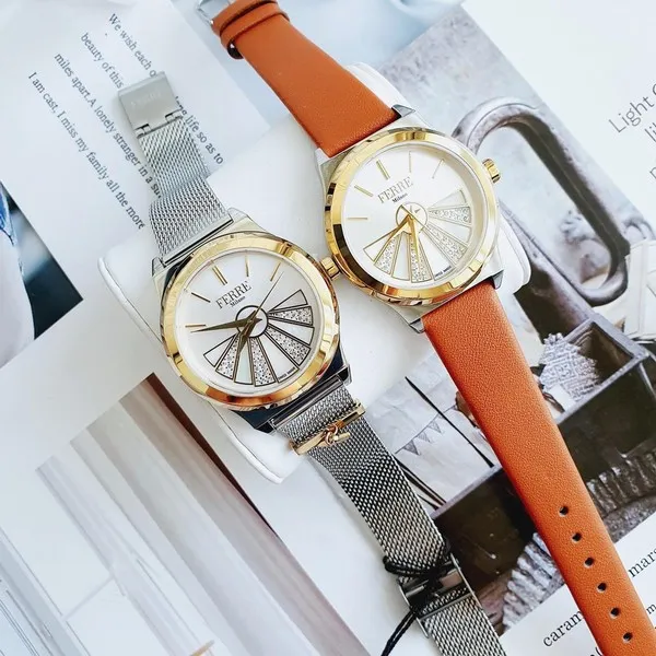 Đồng Hồ Nữ Ferre Milano Stainless Steel Ladies Watch Màu Bạc