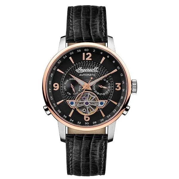 Đồng Hồ Nam Ingersoll The Grafton Automatic I00702B 42mm Màu Đen