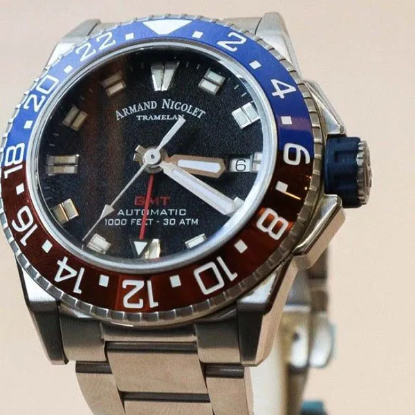 Đồng Hồ Nam Armand Nicolet JS9-41 A487BGN-NR-MA2481AA 41mm Phối Màu