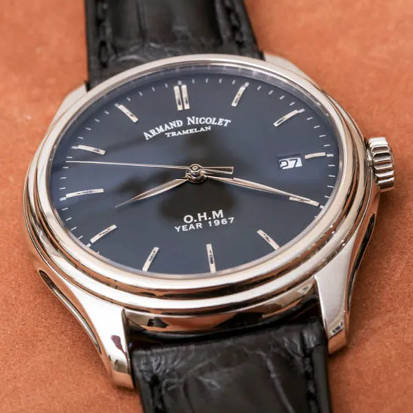 Đồng Hồ Nam Armand Nicolet L15 A780AAA-NR-PI0780NA 39mm Màu Đen Bạc