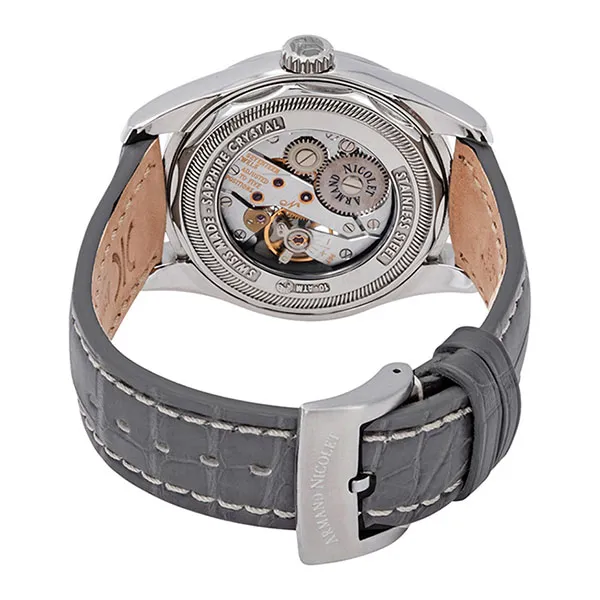 Đồng Hồ Nam Armand Nicolet L16 A132AAA-GR-P713GR2 43mm Màu Xám Bạc