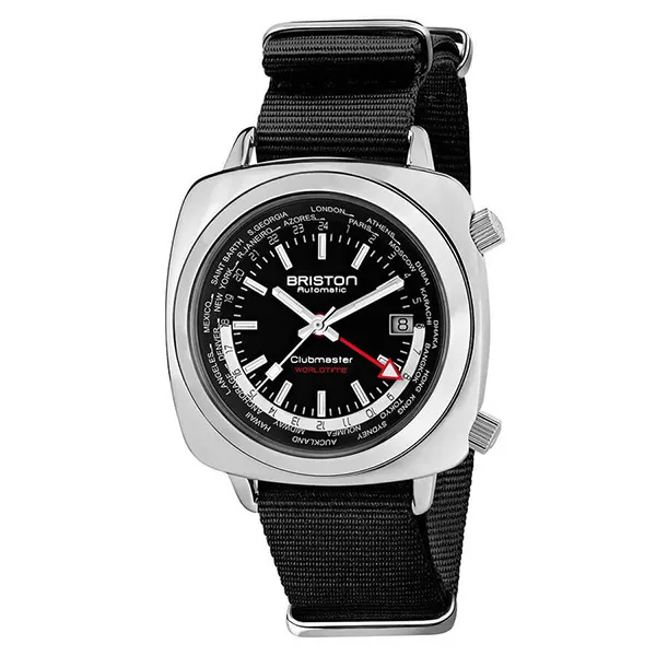 Đồng Hồ Nam Briston Clubmaster Traveler Worldtime Acier 20842.PS.W.1.NB Màu Đen Bạc - Đồng hồ - Vua Hàng Hiệu