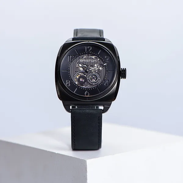 Đồng Hồ Nam Briston Streamliner Skeleton Black Steel 211042.SPB.SK.1.CH Màu Đen - Đồng hồ - Vua Hàng Hiệu