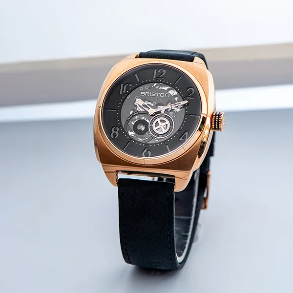 Đồng Hồ Nam Briston Streamliner Skeleton Steel Gold 201042.SPRG.SK.1.CH Màu Vàng Đen - Đồng hồ - Vua Hàng Hiệu