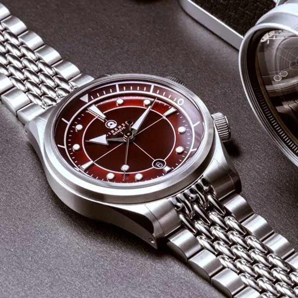 Đồng Hồ Nam Direnzo DRZ 05 SOLARIS RED DATE Màu Đỏ