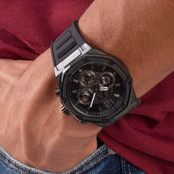 Đồng Hồ Nam Guess Momentum GW0263G4 Màu Đen - Đồng hồ - Vua Hàng Hiệu