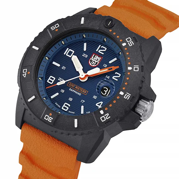 Đồng Hồ Nam Luminox Navy SEAL, 45mm, Dive Watch 3603 Màu Đen Cam