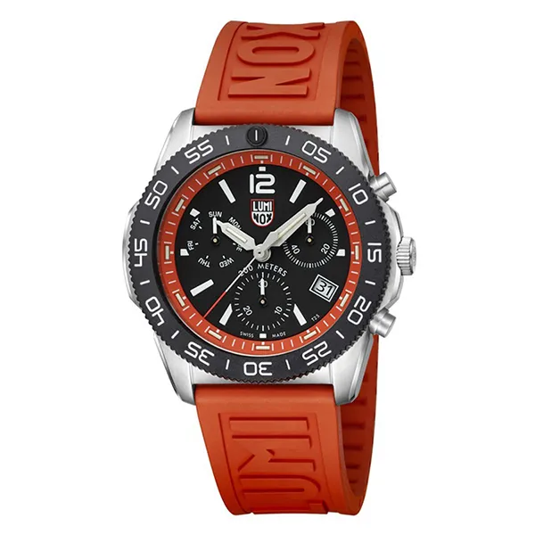 Đồng Hồ Nam Luminox Pacific Diver Chronograph, 44mm, Diver Watch 3149 Màu Bạc Cam - Đồng hồ - Vua Hàng Hiệu