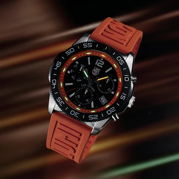 Đồng Hồ Nam Luminox Pacific Diver Chronograph, 44mm, Diver Watch 3149 Màu Bạc Cam - Đồng hồ - Vua Hàng Hiệu