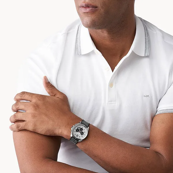 Đồng Hồ Nam Michael Kors Brecken Chronograph Quartz MK8922 Màu Đen