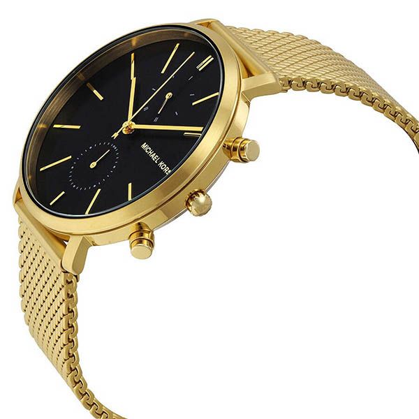 Đồng Hồ Nam Michael Kors Jaryn Black Dial Men's Watch MK8503 Màu Đen Vàng - 4