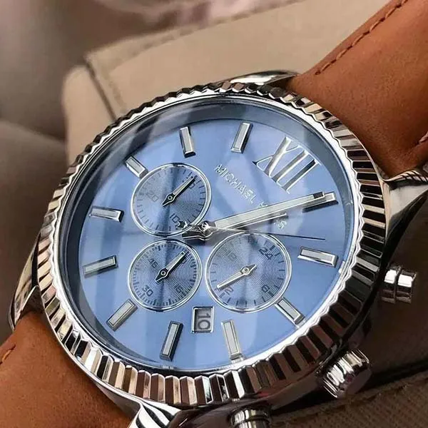 Đồng Hồ Nam Michael Kors MK8537 44mm Màu Xanh Nâu