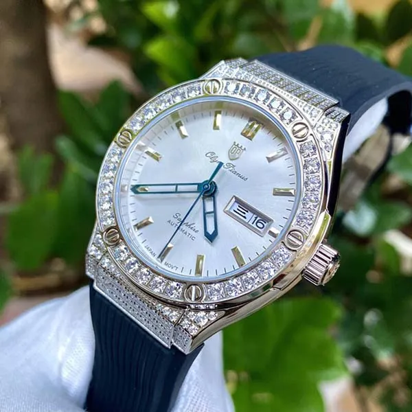 Đồng Hồ Nam Olym Pianus OP990-45ADDGS-GL-T Màu Đen - Trắng