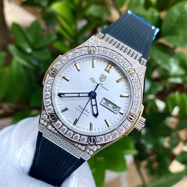 Đồng Hồ Nam Olym Pianus OP990-45ADDGS-GL-T Màu Đen - Trắng