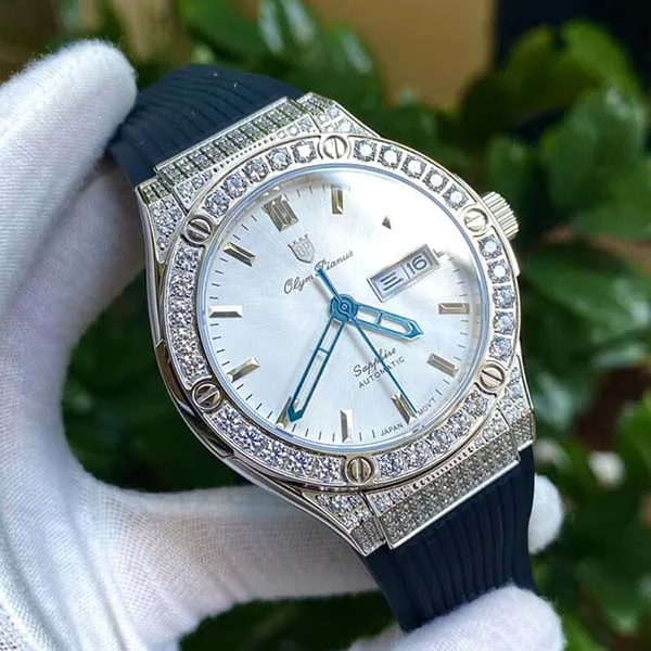 Đồng Hồ Nam Olym Pianus OP990-45ADDGS-GL-T Màu Đen - Trắng