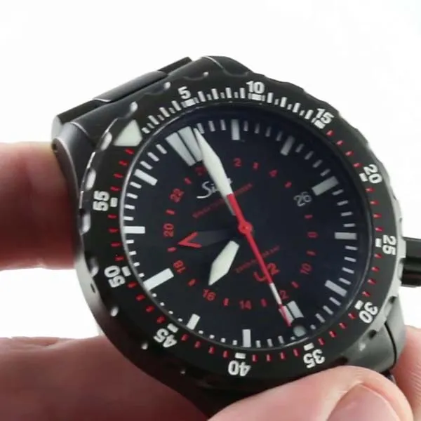 Đồng Hồ Nam Sinn Uhren Diving Watch U2 S (EZM 5) Art-Nr. 1020.020 Màu Đen - Đồng hồ - Vua Hàng Hiệu