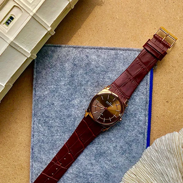 Đồng Hồ Nam Skagen 859LRLD Màu Nâu