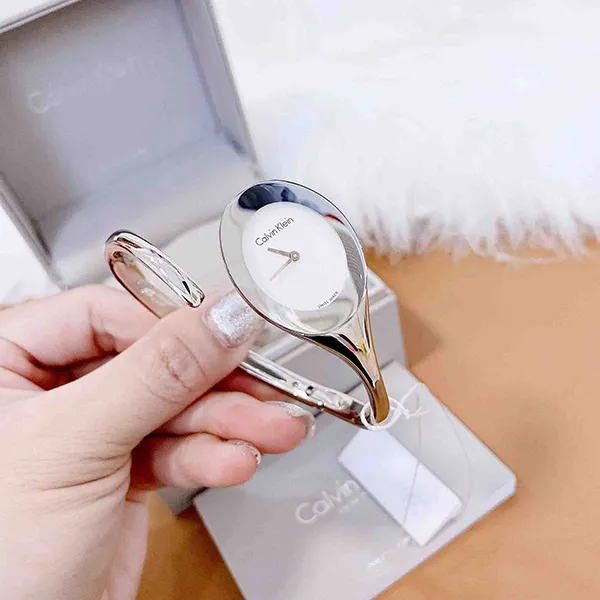 Đồng Hồ Nữ Calvin Klein CK Embrace Silver Dial K4Y2L116 Màu Bạc
