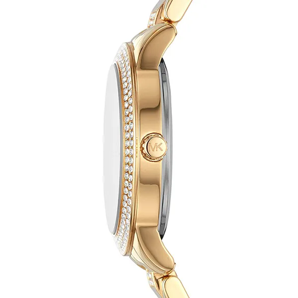 Đồng Hồ Nữ Michael Kors Gold-Tone Stainless Steel Watch MK4575 Màu Vàng Gold - 4