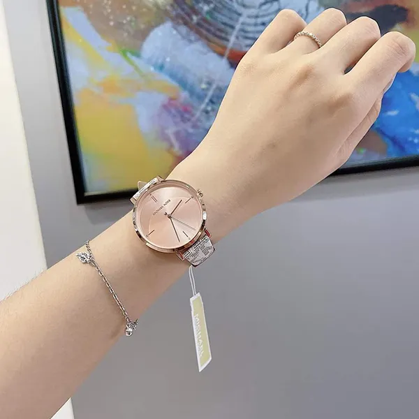 Đồng Hồ Nữ Michael Kors Jayne Watch MK7128 Màu Trắng, Vàng Hồng