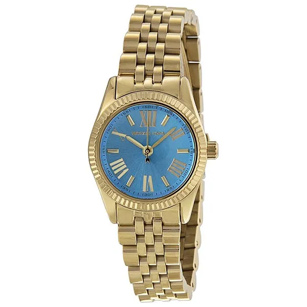 Đồng Hồ Nữ Michael Kors Lexington Ocean Blue Dial Gold-tone Ladies Watch MK3271 Màu Xanh Vàng - Đồng hồ - Vua Hàng Hiệu