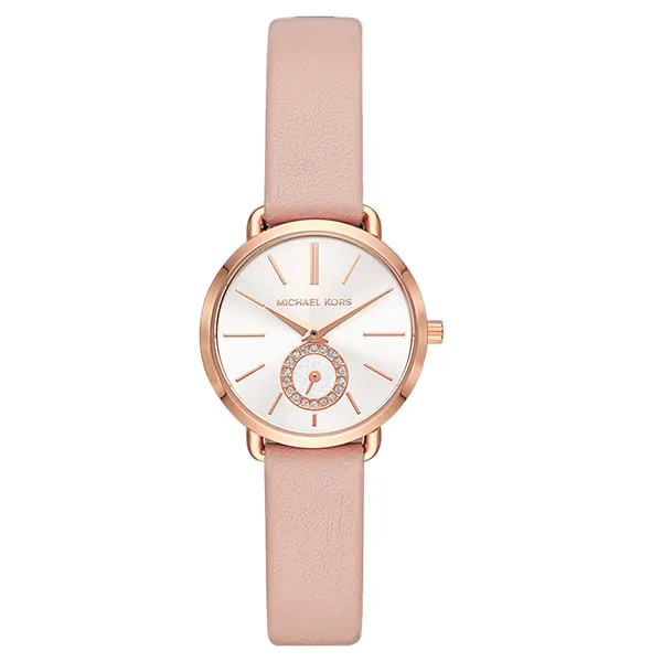 Đồng Hồ Nữ Michael Kors MK2735 Máy Quartz Dây Da Hồng - Đồng hồ - Vua Hàng Hiệu