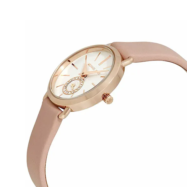Đồng Hồ Nữ Michael Kors MK2735 Máy Quartz Dây Da Hồng - Đồng hồ - Vua Hàng Hiệu