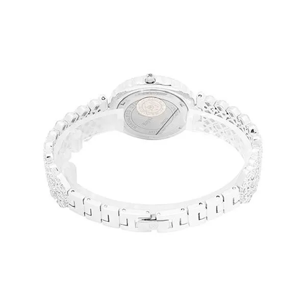 Đồng Hồ Nữ Royal Crown 2607G-J Dây Đá Vỏ Trắng