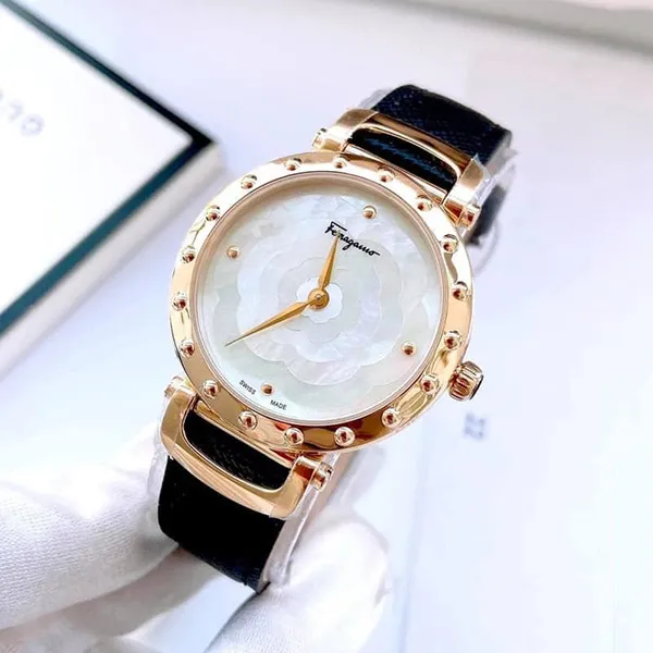 Đồng Hồ Nữ Salvatore Ferragamo Style Watch SFDM00218 34mm Màu Đen