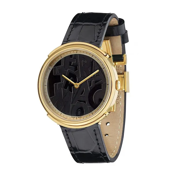 Đồng Hồ Nữ Salvatore Ferragamo Women's Logomania Black Quartz Watch FFY020017 Màu Đen - Đồng hồ - Vua Hàng Hiệu