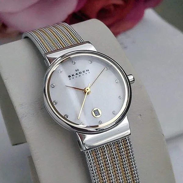 Đồng Hồ Nữ Skagen 355SSGS Màu Bạc - Đồng hồ - Vua Hàng Hiệu
