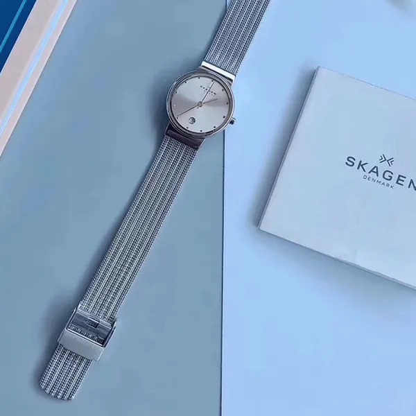 Đồng Hồ Nữ Skagen 355SSS1 Màu Bạc