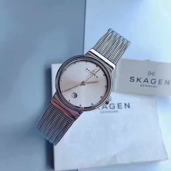 Đồng Hồ Nữ Skagen 355SSS1 Màu Bạc