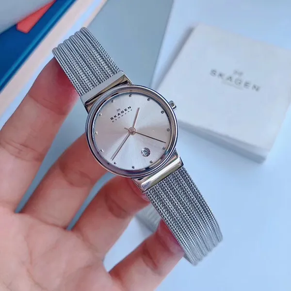 Đồng Hồ Nữ Skagen 355SSS1 Màu Bạc