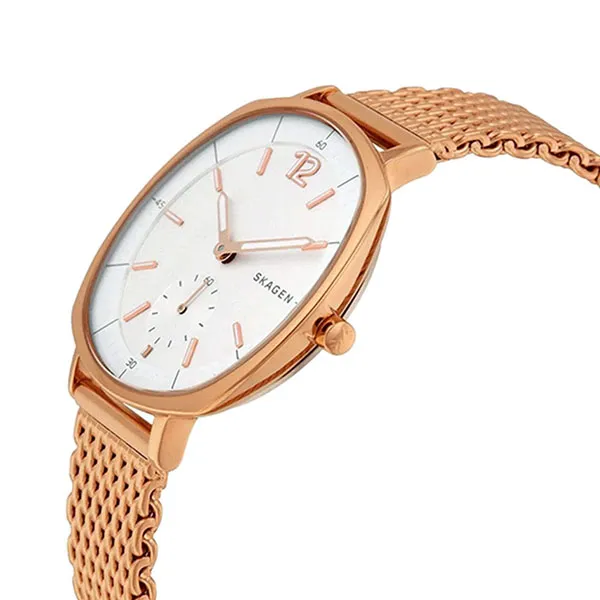 Đồng Hồ Nữ Skagen SKW2401 Màu Bạc Phối Vàng Hồng
