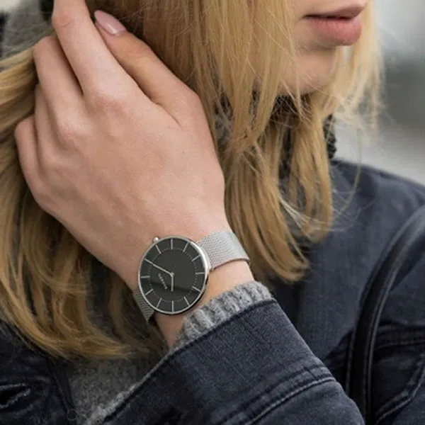 Đồng Hồ Nữ Skagen SKW2561 Màu Đen Bạc - Đồng hồ - Vua Hàng Hiệu