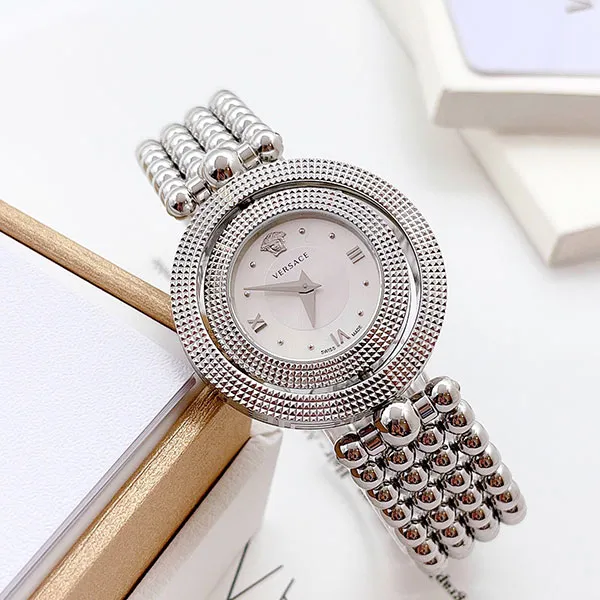 Đồng Hồ Nữ Versace Eon Stainless Steel Watch VE7900520 Màu Bạc