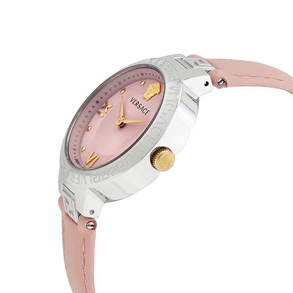 Đồng Hồ Nữ Versace Greca Lady Quartz Pink Dial Ladies Watch VE2K00121 Màu Hồng - 3